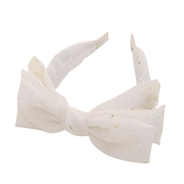 GLITTER BOW HEADBAND