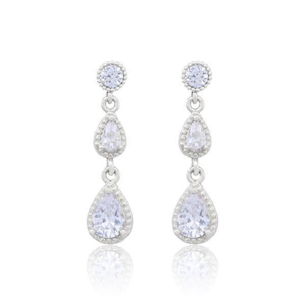 TEARDROP LINK DANGLE EARRING