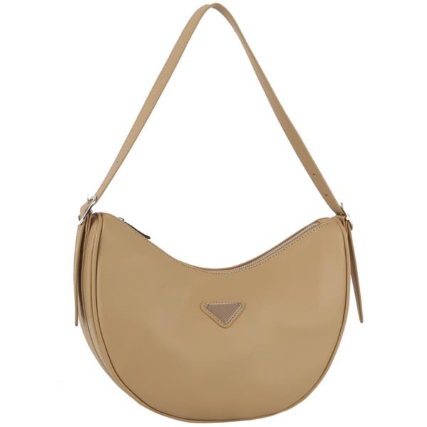 SMOOTH CURVED SHOULDER BAG