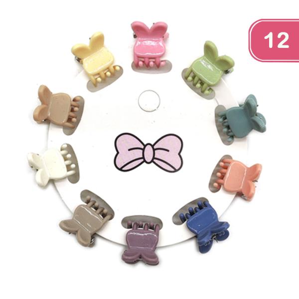 SMALL HAIR CLIPS (12 UNITS)