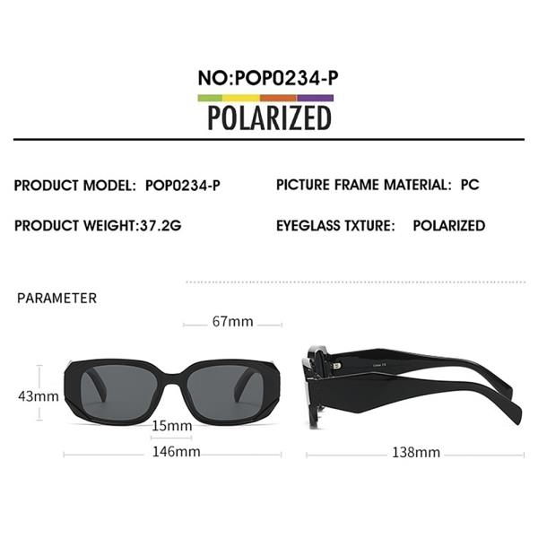 MODERN SHAPED SQUARE SUNGLASSES 1DZ