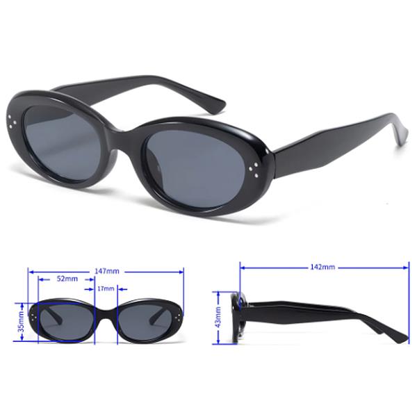 RECTANGULAR ROUND FASHION SUNGLASSES 1DZ