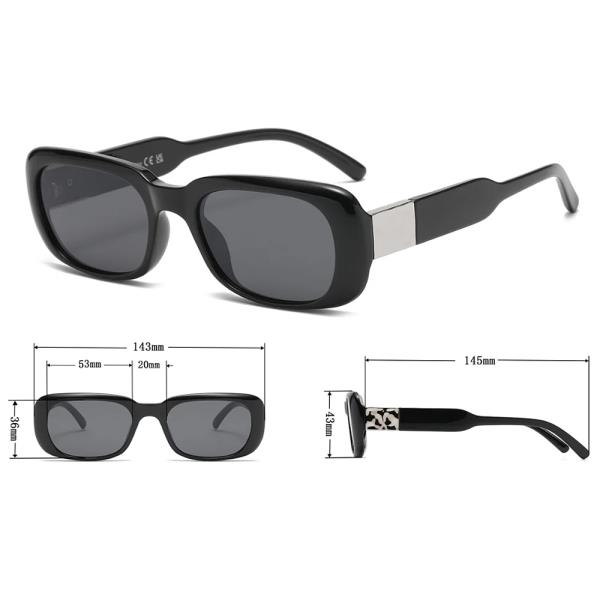 SMALL SQUARE FASHION SUNGLASSES 1DZ