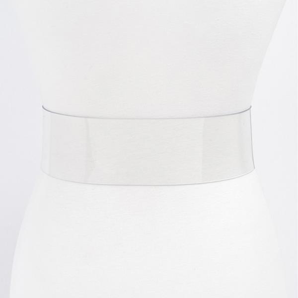 BIG METAL BUCKLE CLEAR BELT
