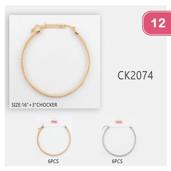 CHOKER NECKLACE (12 UNITS)