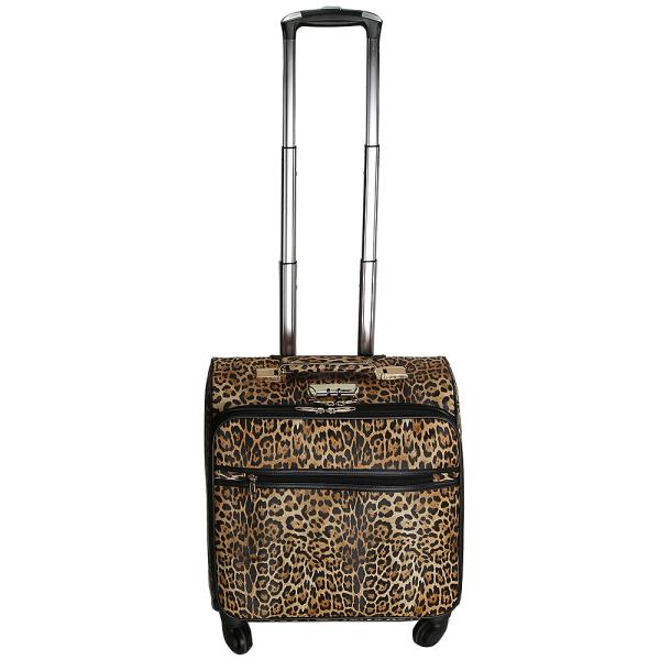 LEOPARD ROLLING CARRY ON TRAVEL LUGGAGE