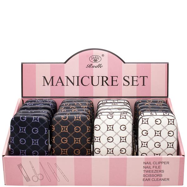 MANICURE TOOL SET W CASE (24 UNITS)