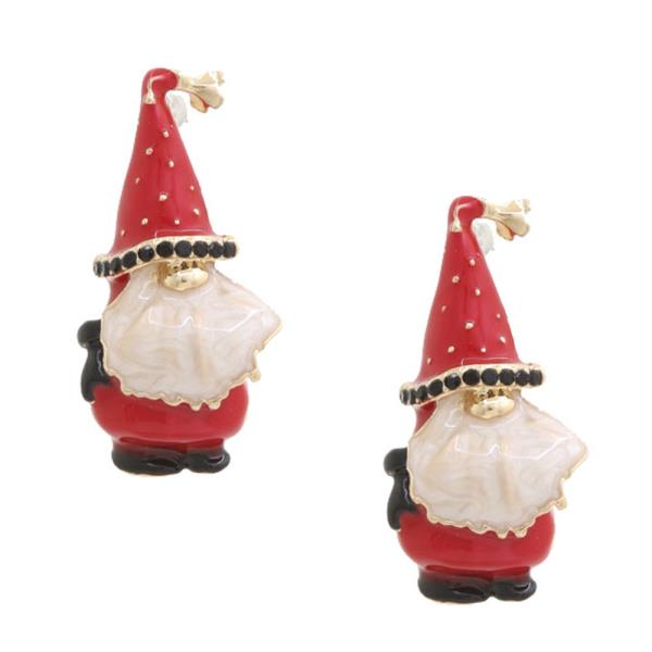 CHRISTMAS GNOMES EARRING