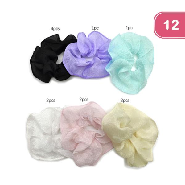 HAIR SCRUNCHIE (12 UNITS)