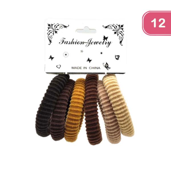 HAIR SCRUNCHIES (12 UNITS)