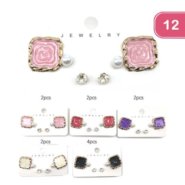 MIXED EARRING SET (12 UNITS)