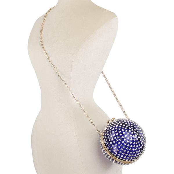 FASHION STUDDED PARTY BALL CROSSBODY BAG