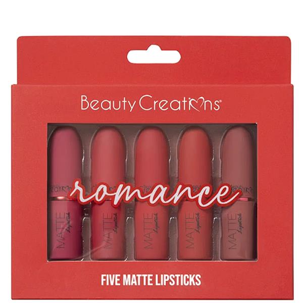 BEAUTY CREATIONS FIVE MATTE LIPSTICK SET