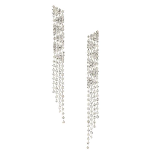 RHINESTONE DANGLE EARRING