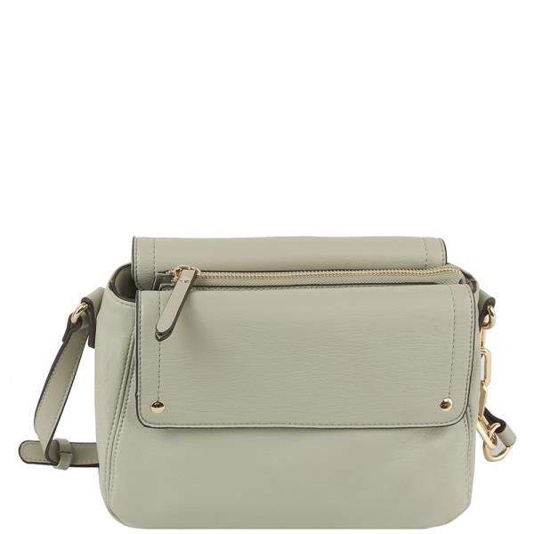 PLAIN CHIC ZIPPER CROSSBODY BAG