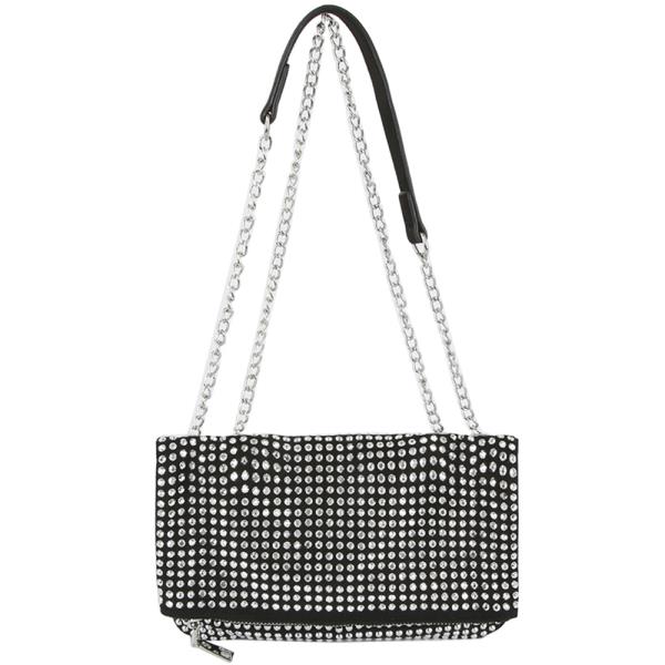 STUDDED FASHION SHOULDER CROSSBODY BAG