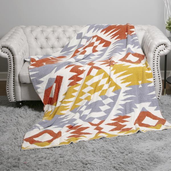 TRIBAL REVERSIBLE THROW BLANKET