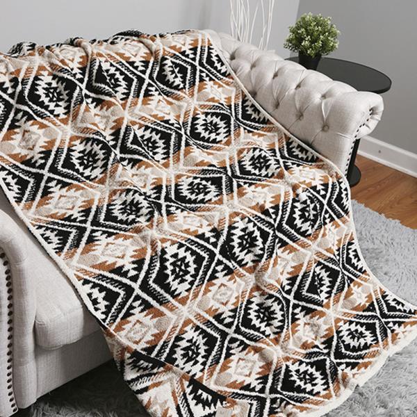 TRIBAL REVERSIBLE THROW BLANKET