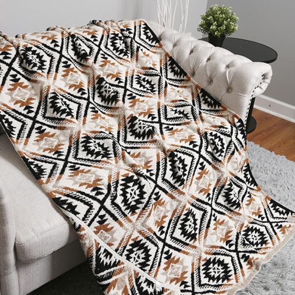 TRIBAL REVERSIBLE THROW BLANKET