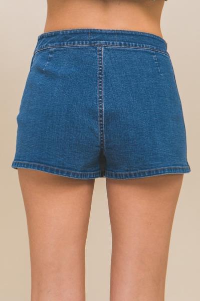 ($11.50 x 6 PCS) Denim Snap-On Button Skirts