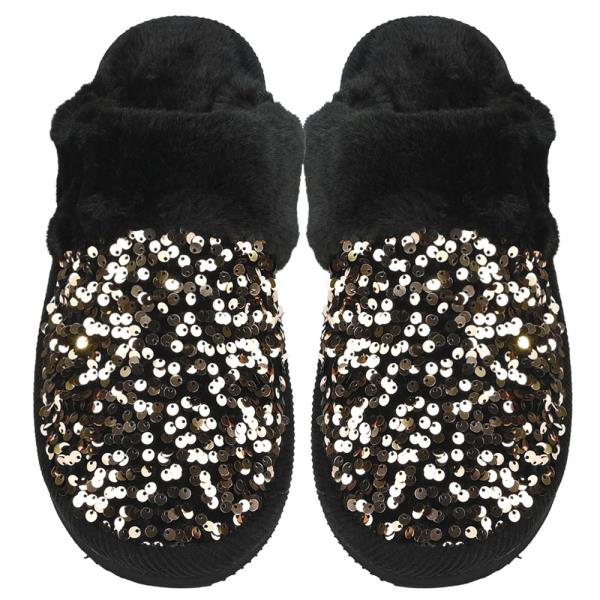 CC SEQUIN SLIPPERS - ML SIZE