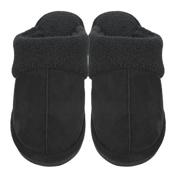 CC FAUX SUEDE SHERPA SLIPPERS - SM SIZE