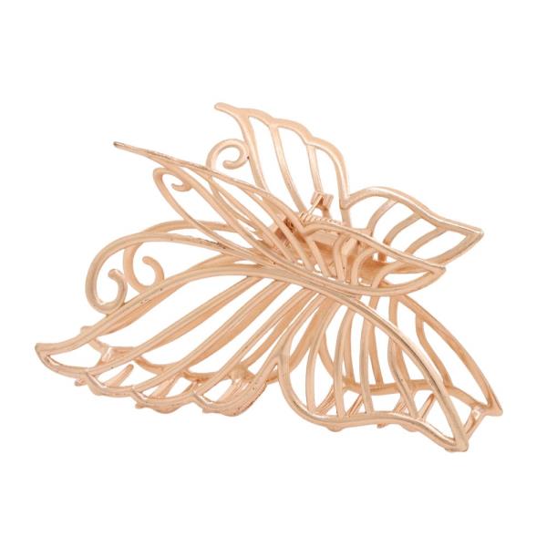 BUTTERFLY METAL CLAW HAIR CLIP