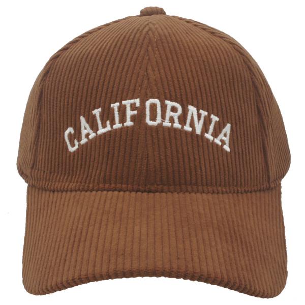 CORDUROY CALIFORNIA FASHION BALL CAP