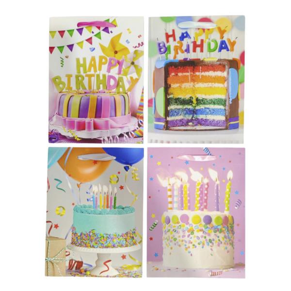 HAPPY BIRTHDAY PAPER SHOPPING BAG (12 UNITS)