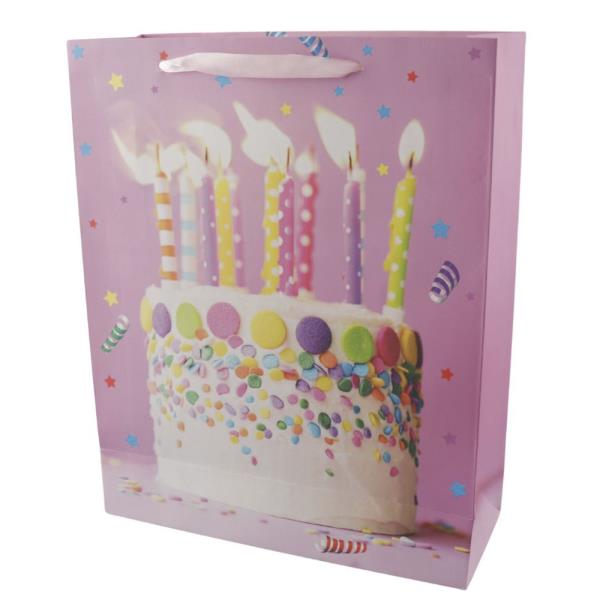 HAPPY BIRTHDAY PAPER SHOPPING BAG (12 UNITS)