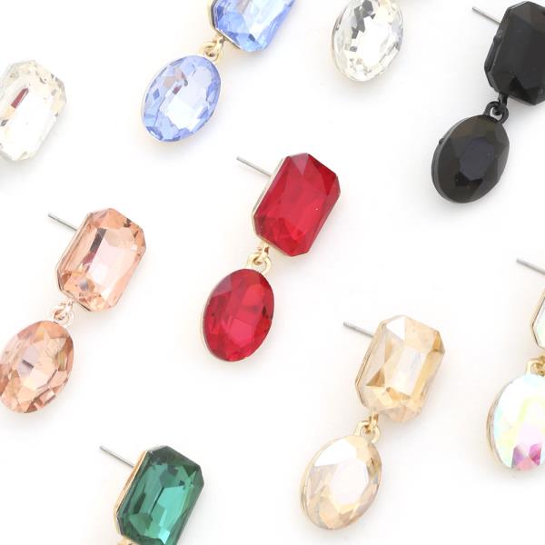 CRYSTAL STONE EARRING