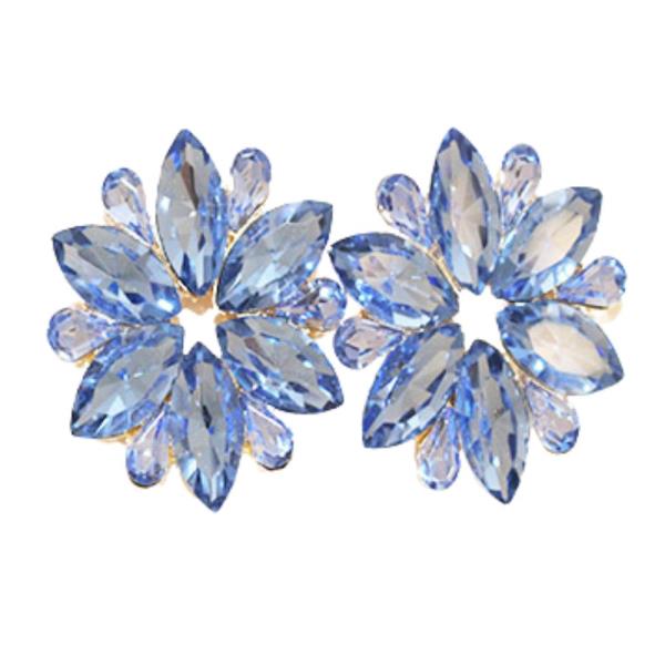 FLOWER RHINESTONE EARRING