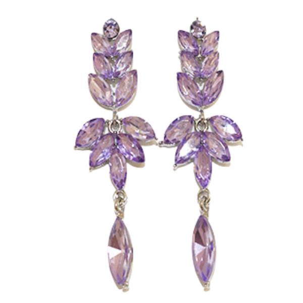 MARQUISE RHINESTONE DANGLE EARRING