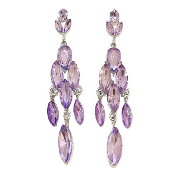 MARQUISE RHINESTONE DANGLE EARRING