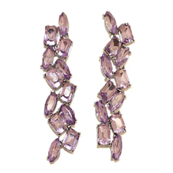 RHINESTONE DANGLE EARRING