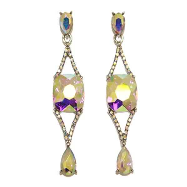 RHINESTONE DANGLE EARRING