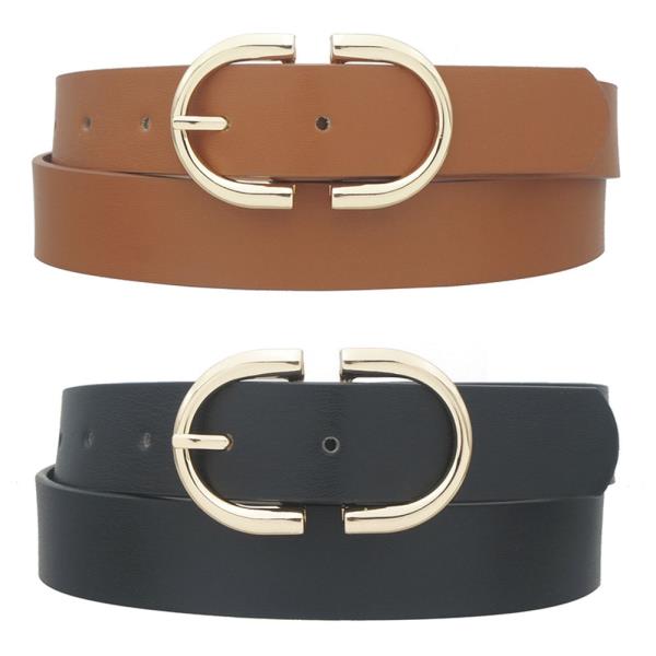 MIRROR D BUCKLE DUO BELT