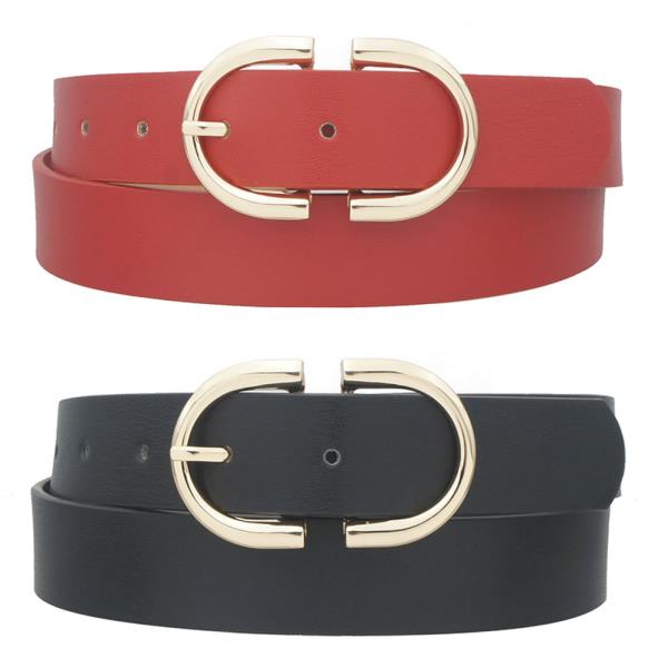 MIRROR D BUCKLE DUO BELT