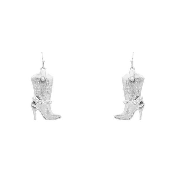 WESTERN STYLE BOOTS DANGLE EARRING