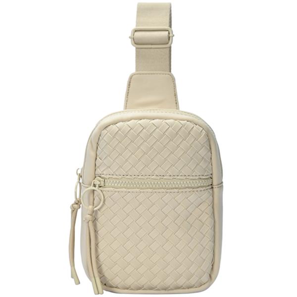 WOVEN CHIC SLING CROSSBODY BAG