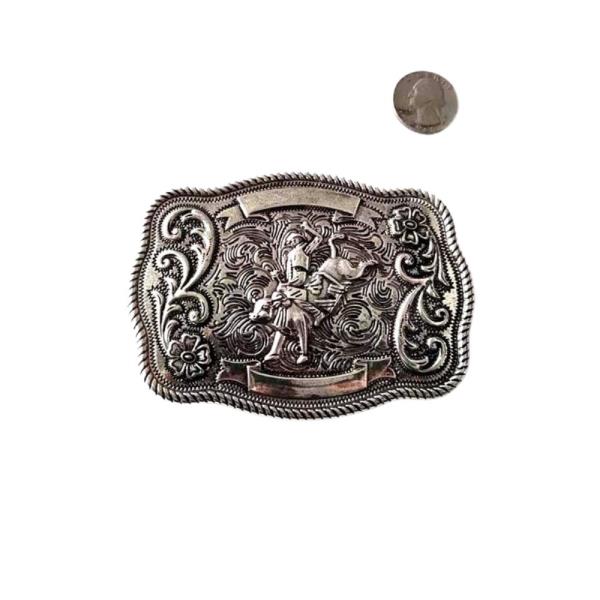 WESTERN STYLE METAL BELT BUCKLE ONLY