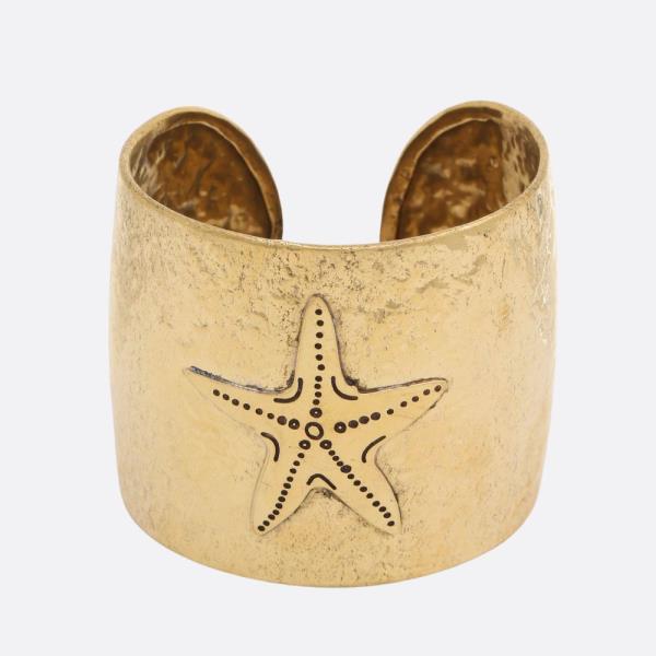 STARFISH METAL CUFF BRACELET