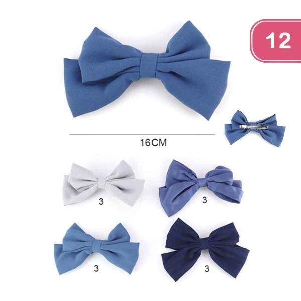 HAIR BOW PIN (12 UNITS)