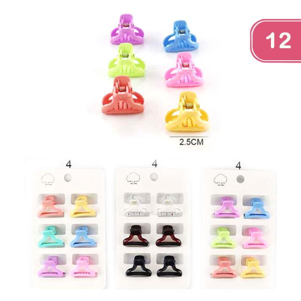 MINI HAIR CLIPS (12 UNITS)