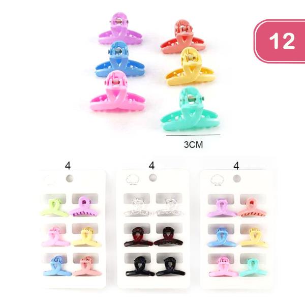 MINI HAIR CLIPS (12 UNITS)