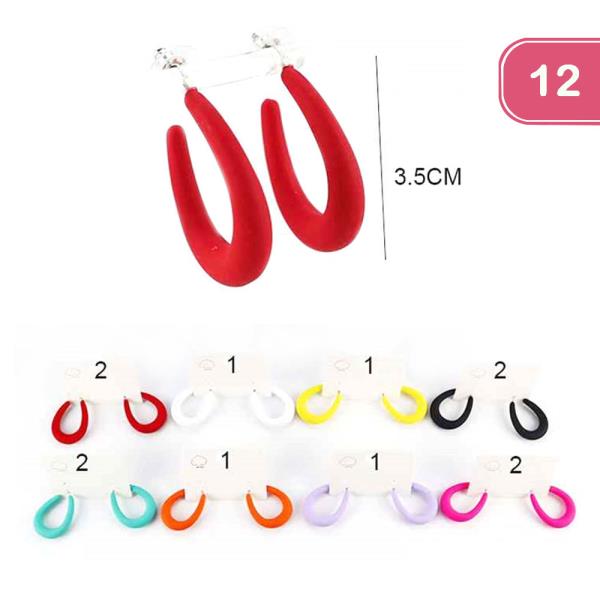 HOOP EARRING (12 UNITS)