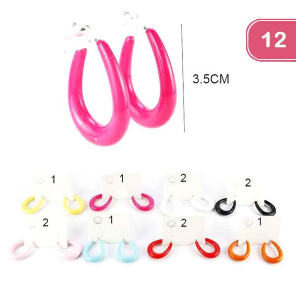 HOOP EARRING (12 UNITS)