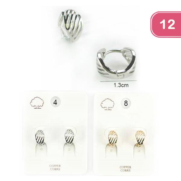 SNUGG HOOP EARRING (12 UNITS)