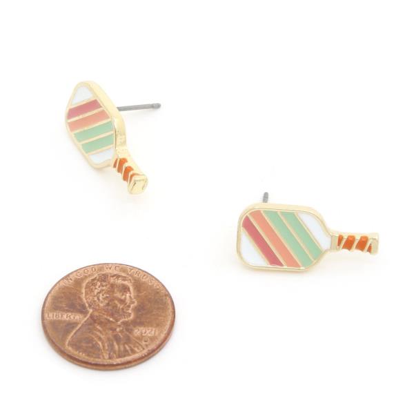 COLORFUL PICKLEBALL EARRING