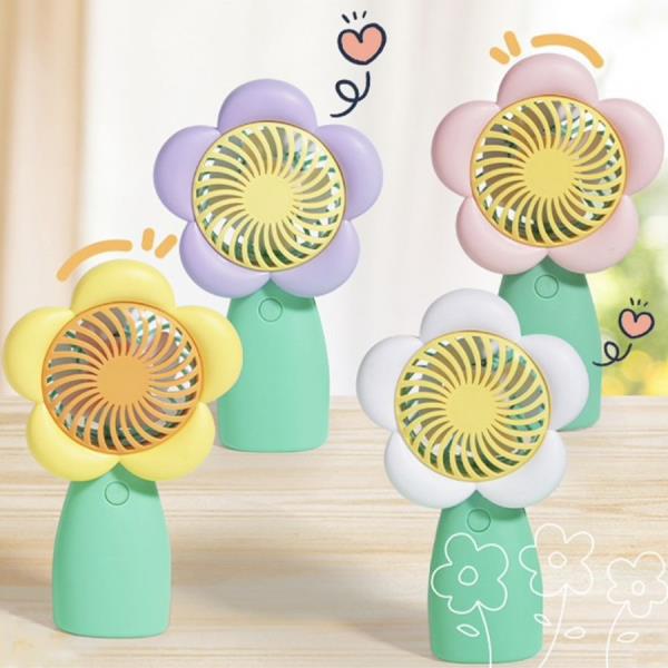 FLOWER ELECTRONIC FAN WITH CHARGER